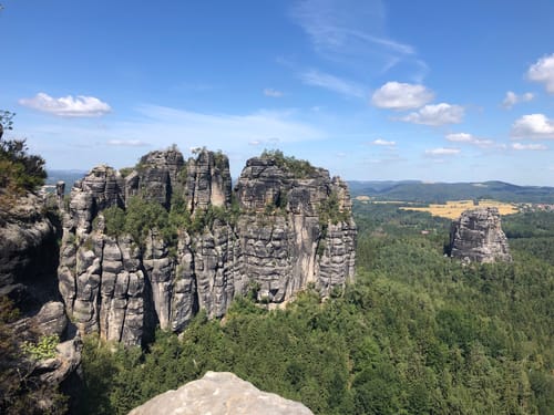 Falkenstein, Schrammsteine und Großer Winterberg