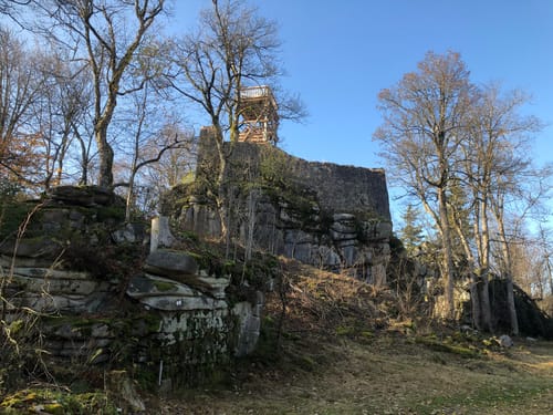Planer Höhe und Burg Schellenberg ab Silberhütte