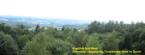 Extertaler Aussichtsrunde mit ehem. NATO-Basis auf dem Steinberg