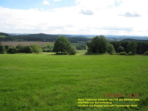 Extertaler Aussichtsrunde mit ehem. NATO-Basis auf dem Steinberg