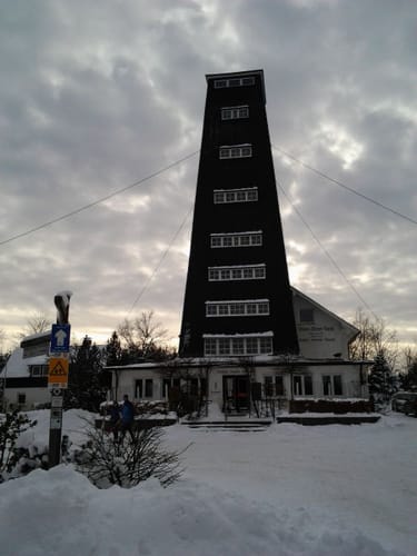 Margaretenstein Loipe am Rhein Weser Turm