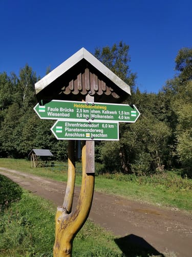 Ehrenfriedersdorf, Neundorf, und Heidelbach Rundweg