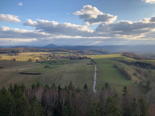Panoramaweg Hinterhermsdorf - Gelber Punkt
