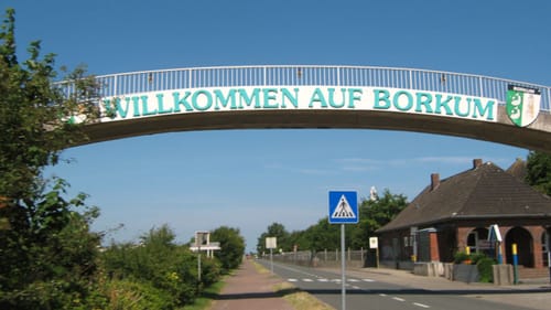 Borkum: Vom Zentrum zum Hafen