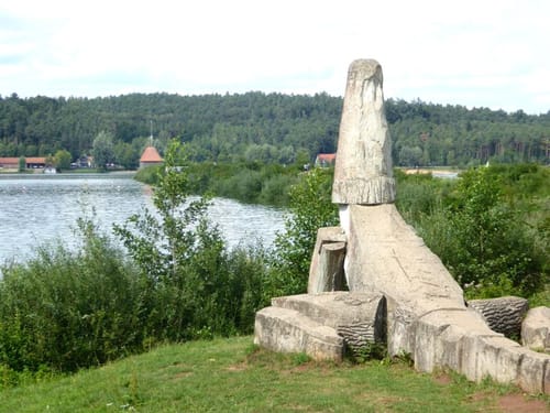 Langlau zur Halbinsel im Kleinen Brombachsee