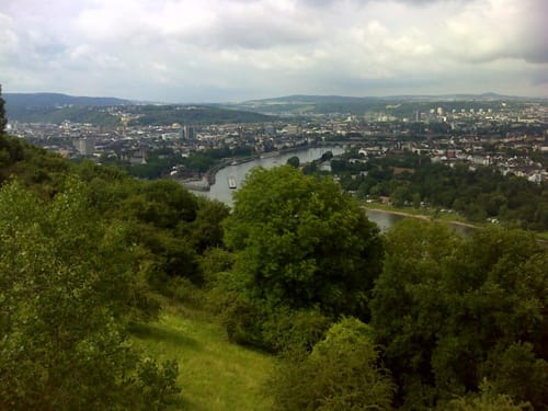 Zum Deutschen Eck und dem Kurfürstlichen Schloss