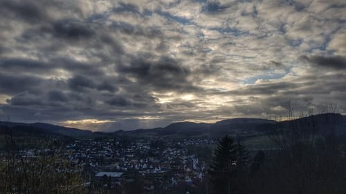Hoch zum Schloß Reichenberg
