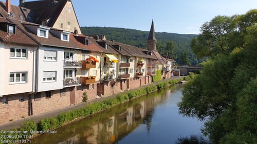 Gemünden am Main nach Bad Kissingen