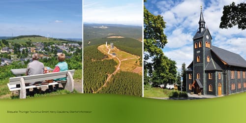 Rennsteig-Radwanderweg Etappe 2: Oberhof - Neuhaus am Rennweg