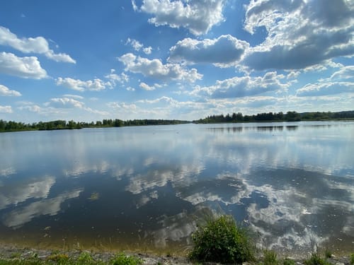 Wertach-Stausee und Auensee ab Bobingen