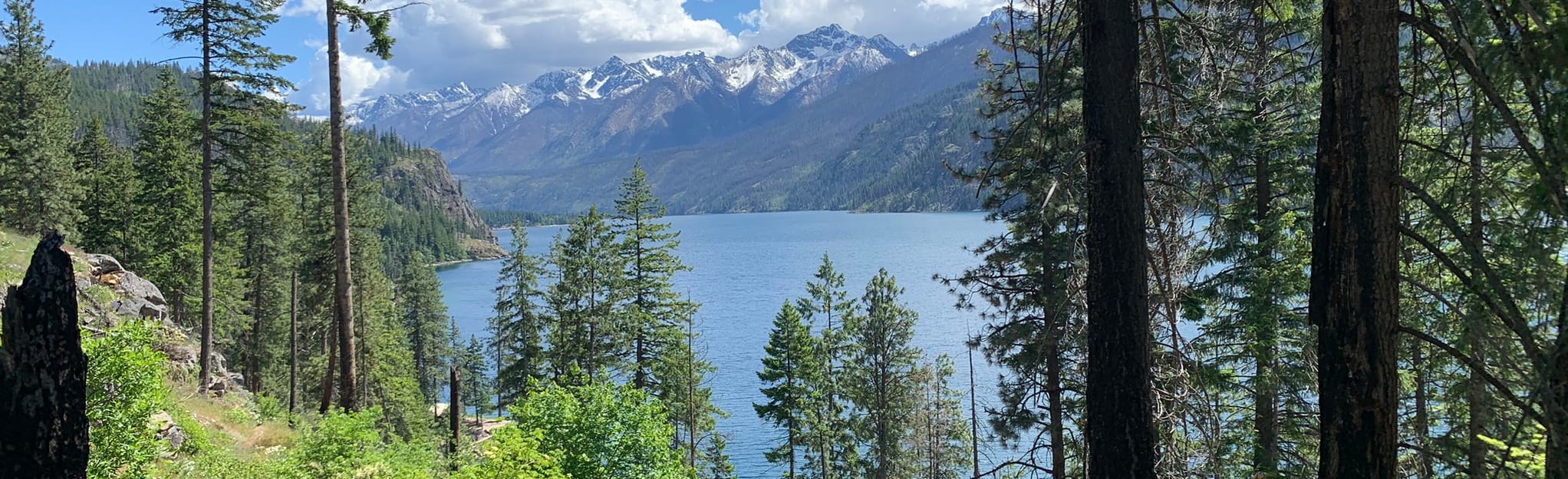 Chelan Lakeshore Trail Prince Creek Campground to Stehekin, Washington