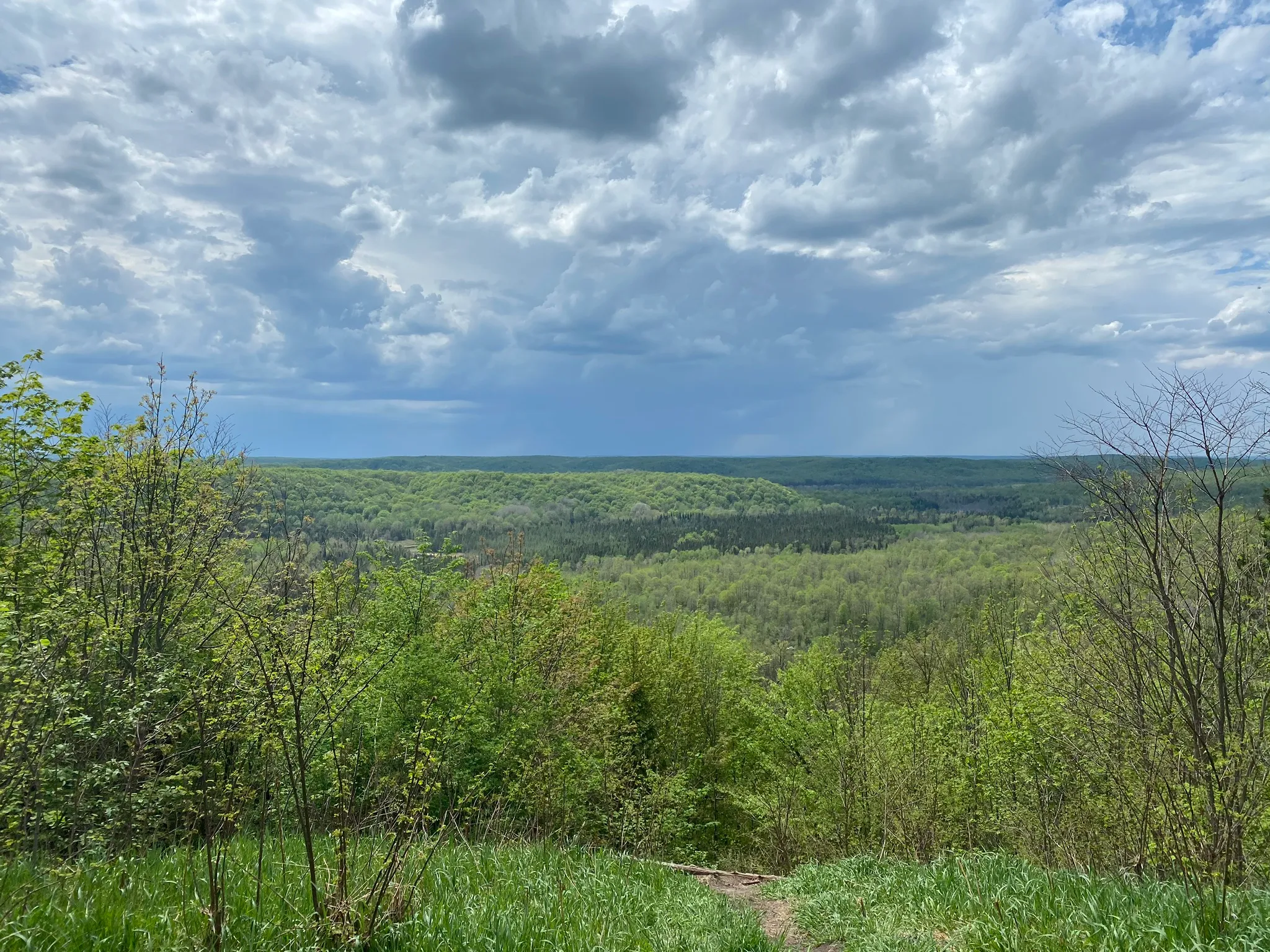 Photo of a trail from Timothy Damschroder with title Jordan Valley Pathway