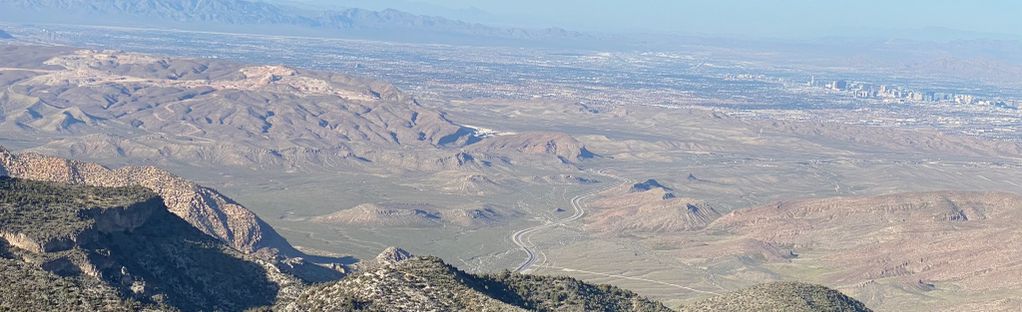 Hiking Around Las Vegas, Mt. Potosi, Carole Lombard Crash Site Photos