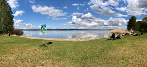 In der Schorfheide zwischen Grimmnitzsee und Werbellinsee