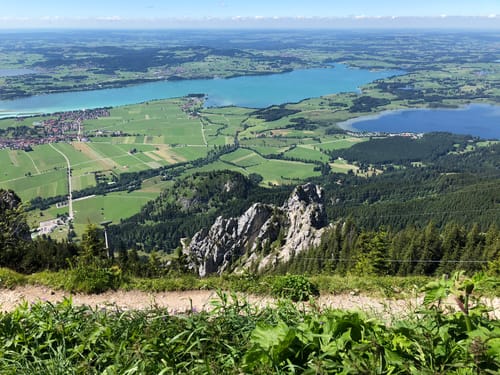 Neuschwanstein nach Tegelberg