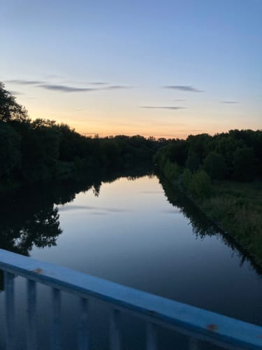 Entlang der Saale