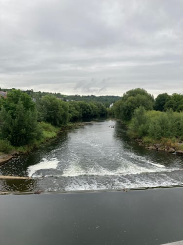 Neckar südlich von Nürtingen
