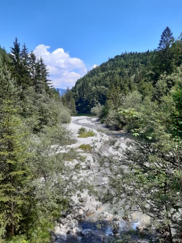 Gießenbachklamm über Schopper-Alm und Trojer