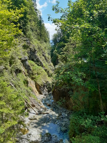 Gießenbachklamm über Schopper-Alm und Trojer