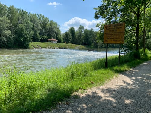 An der Isar von Landshut nach Ellermühle