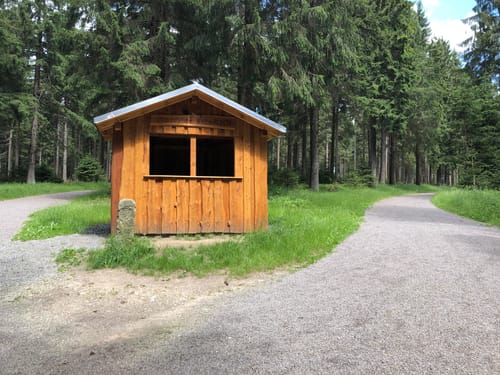 Masserberg, Kleiner Sauberg, Werraquell-Hütte