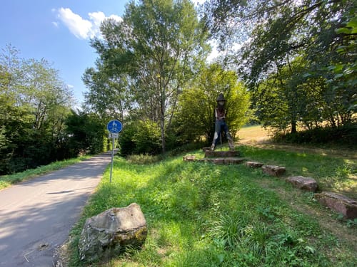 Auf dem Solztalradweg von Bad Hersfeld nach Schenklengsfeld