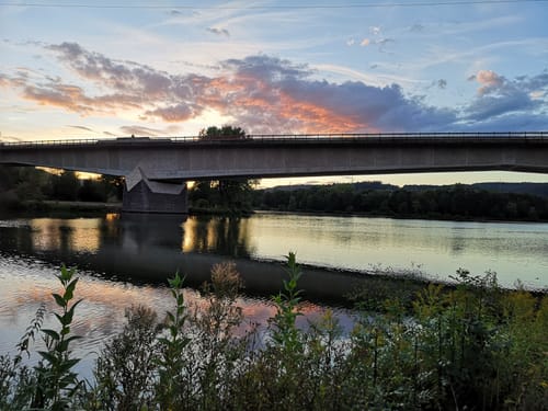 Entlang der Saar-Mosel-Mündung