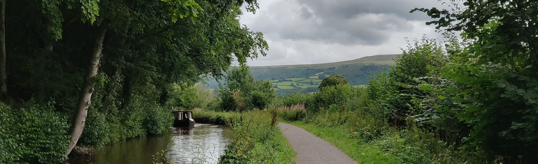 River Usk, Monmouthshire, And Brecon Canal Circular, Powys, Wales - 103 ...