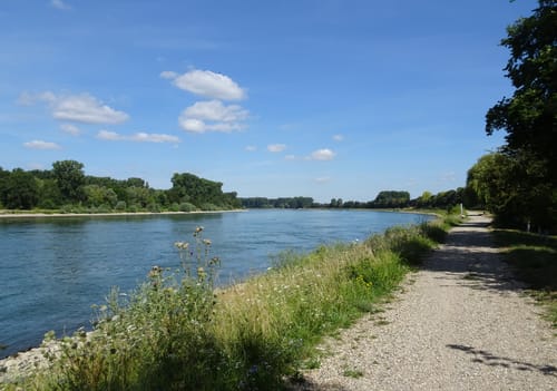Radtour an den Rhein