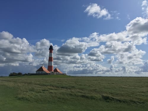 Zum Westerheversand Leuchtturm