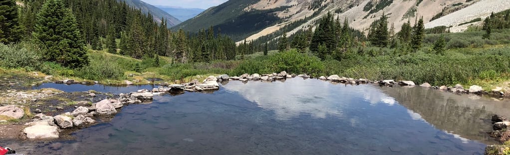 Soaking in Colorado's Conundrum Hot Springs - Leave No Trace