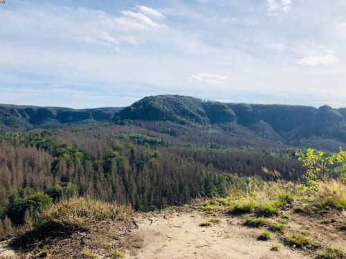 Friedstein (Idargrotte) und Kuhstall ab Lichtenhainer Wasserfall