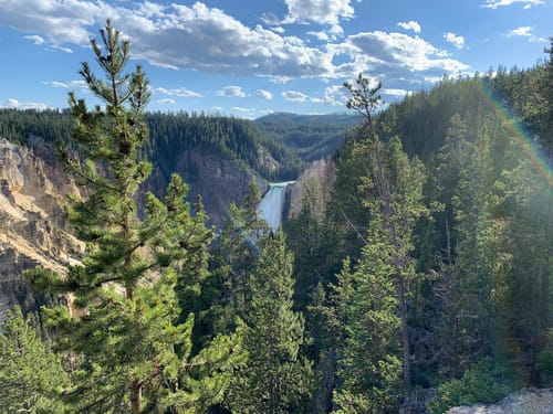 North rim outlet trail yellowstone