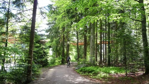 Radtour zum Felswandergebiet