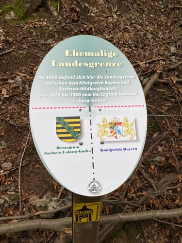 Unfindener Waldrunde über Königsberg in Bayern