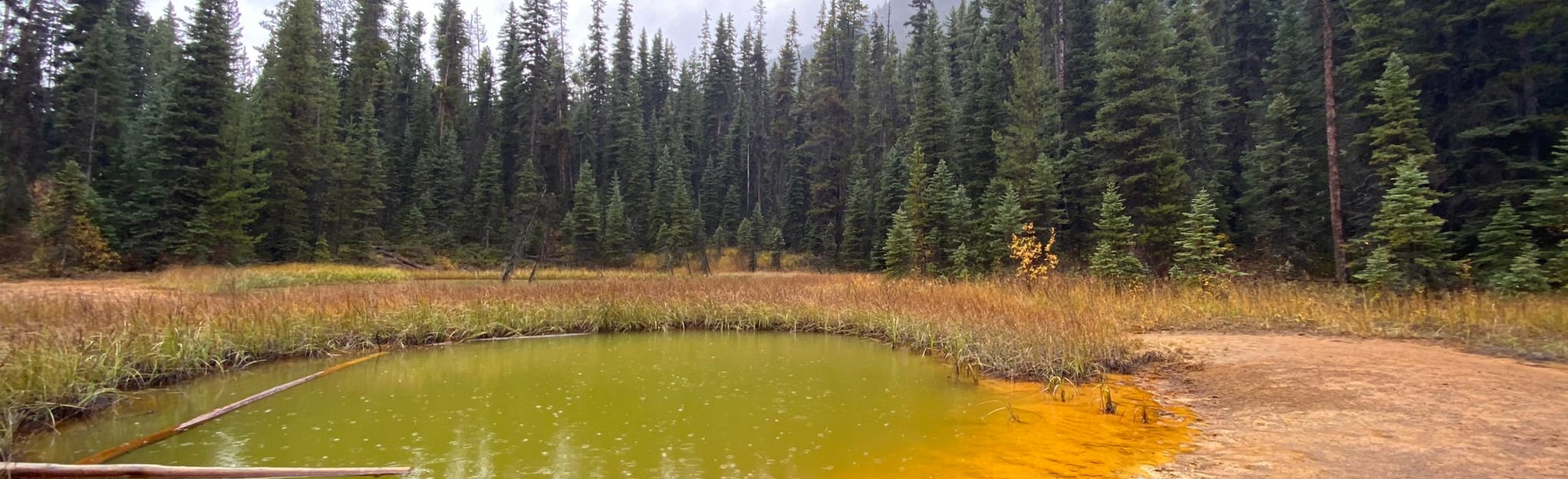 The Rockwall Paint Pots to Helmet Ochre Junction British Columbia