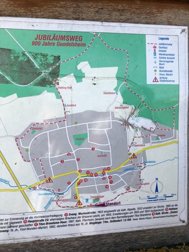 Jubiläumsweg Gundelsheim