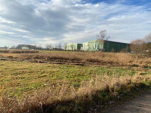 Über Pevestorfer Wiesen und Elbe