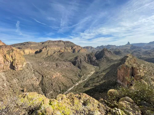 Overnight backpacking superstition outlet mountains