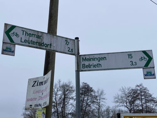 Henfstädt - Leutersdorf - Vachdorf - Werratal Radweg