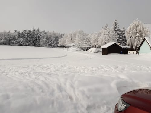 Skilanglauf auf der Loipe in Bad Einsiedel