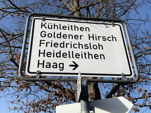 Zubringer Fränkischer Gebirgsweg: Nemmersdorf