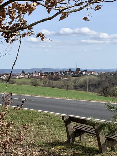 Johannesberg nach Steinbach über dem Langenberg