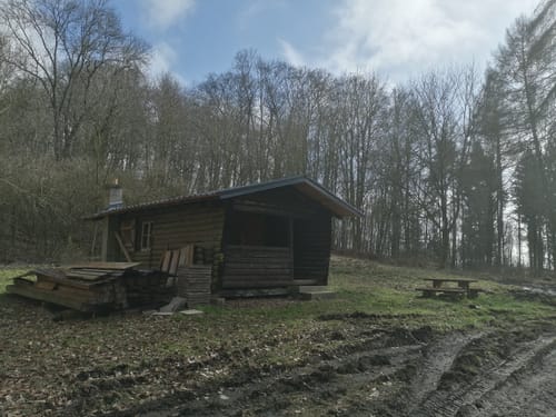 Burgruine Schöneberg ab Brunnenpark