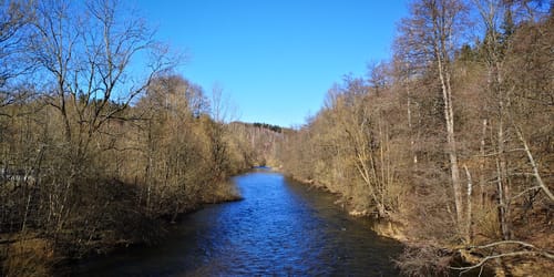 Tal der Flöha via Grünthal bis Flöha