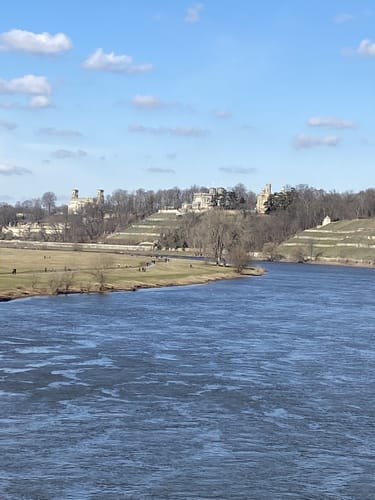 Radrundweg ab Heidenau über Schloss Schönfeld und das "blaue Wunder" 