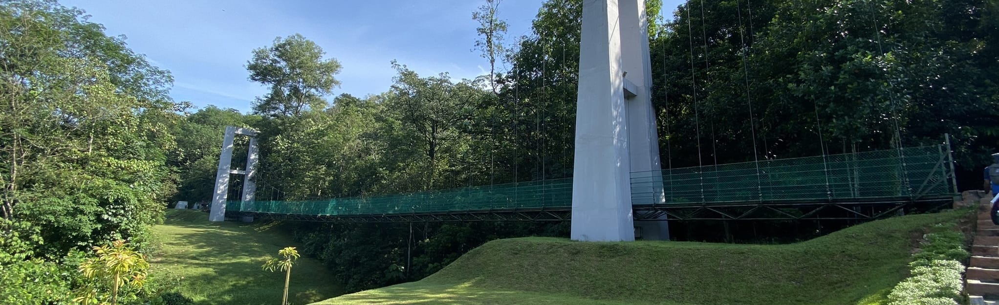 Hanging Bridge Bukit Gasing Valley Trail Loop, Kuala Lumpur, Malaysia