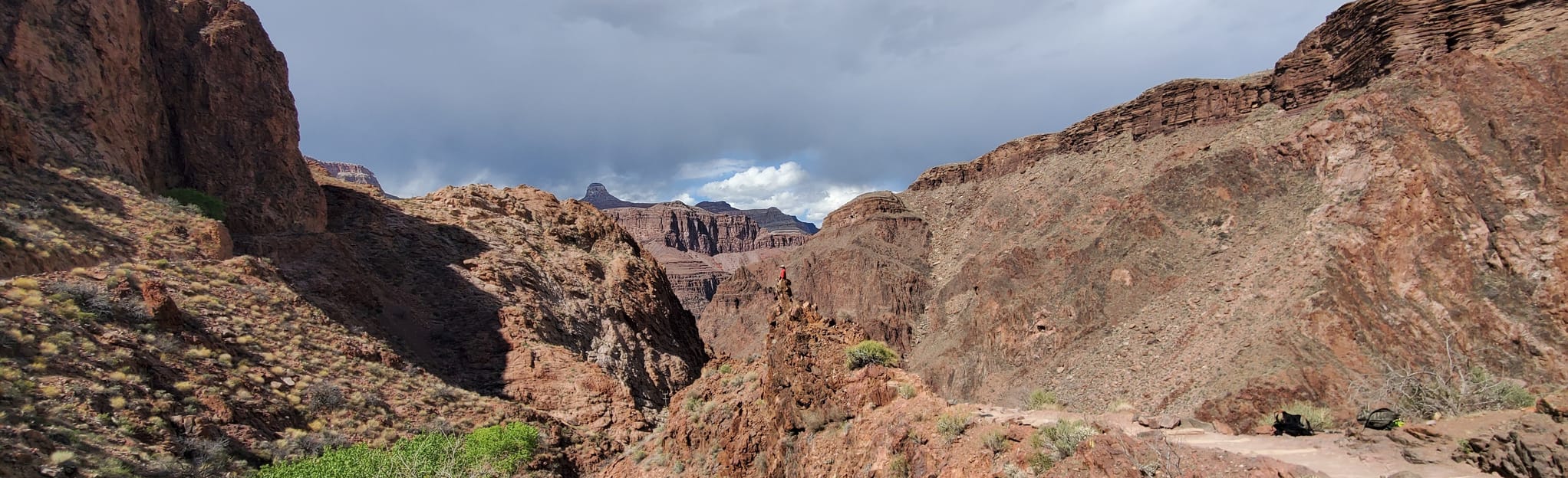 Havasupai Gardens to Colorado River - united states grand canyon map