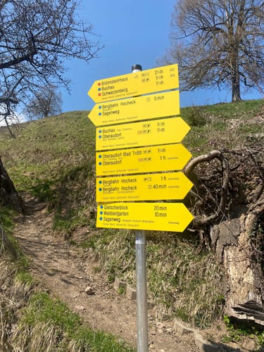 Weg Nr. 4 -Von Oberaudorf zum Berggasthof Hocheck