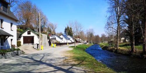 Im Tal der Zschopau von Oberwiesenthal nach Thermalbad Wiesenbad